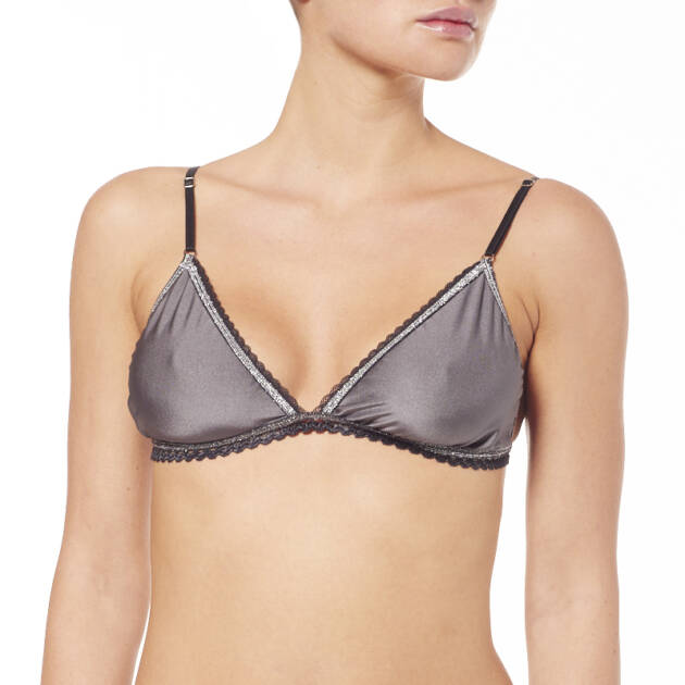 Soutien Gorge Triangle Gris