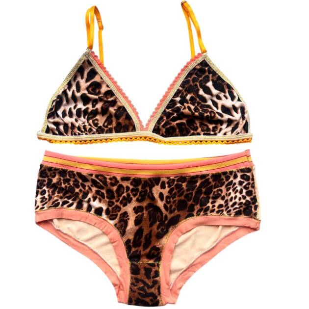 Ensemble lingerie Animal Print