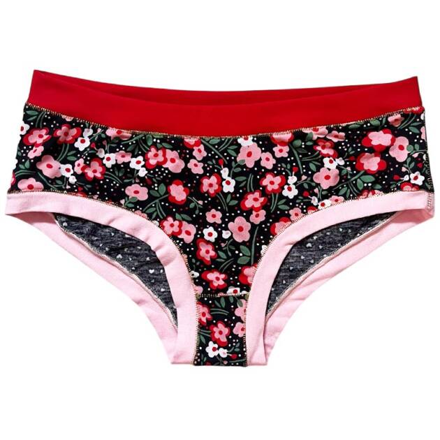 Culotte Fleurs Rose