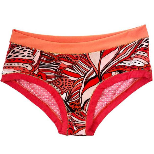 Culotte Orange feuillage