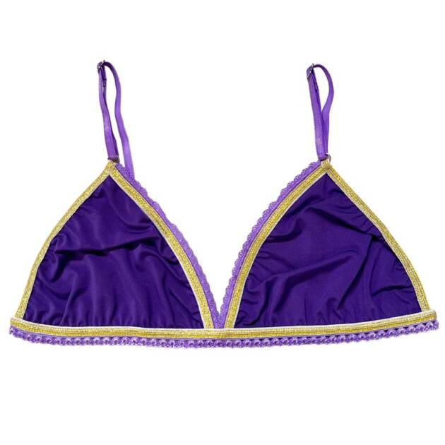 Soutien Gorge Triangle Mauve